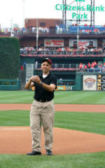NATA Foundation President Mark Hoffman Throws out First Pitch